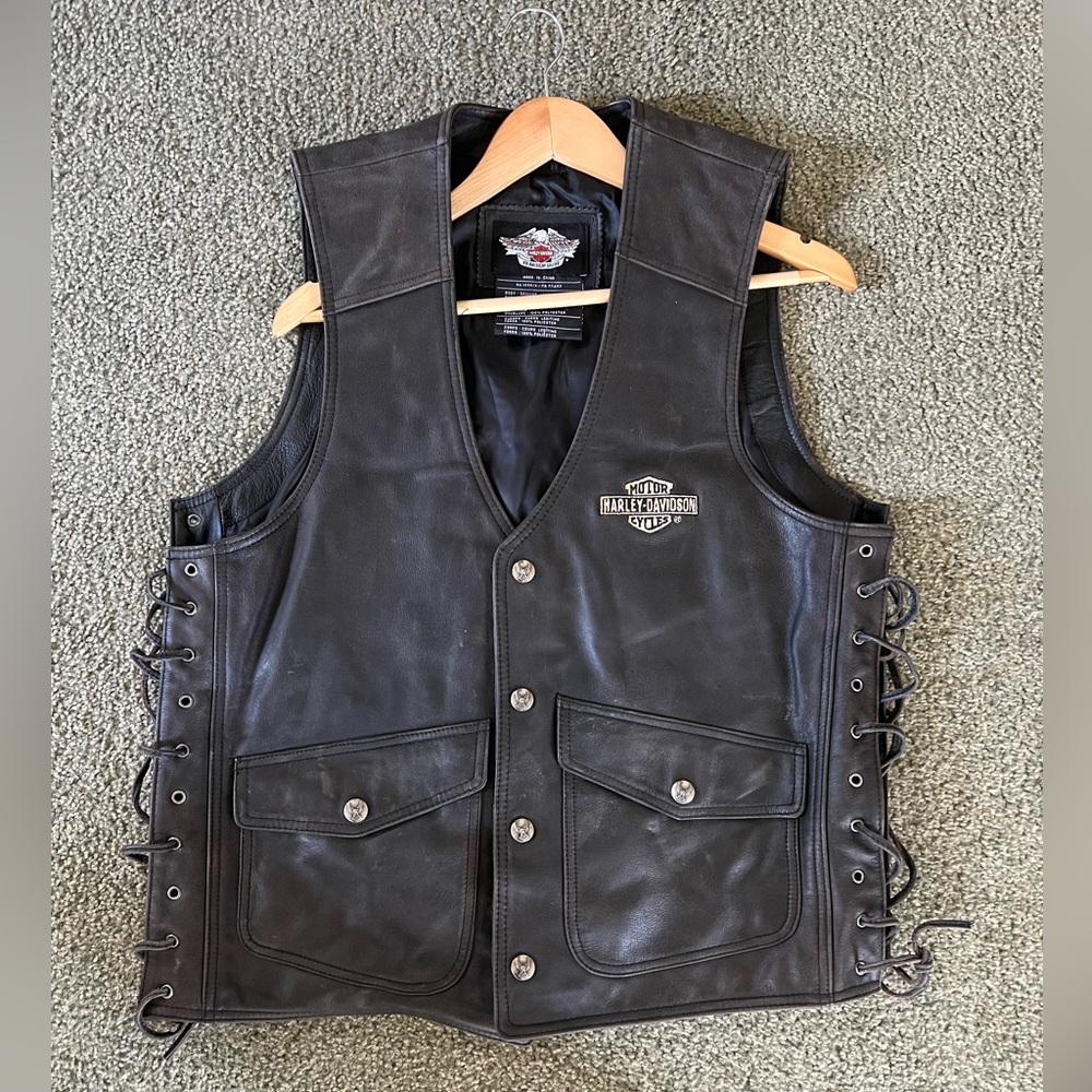 Harley Davidson Leather Vest